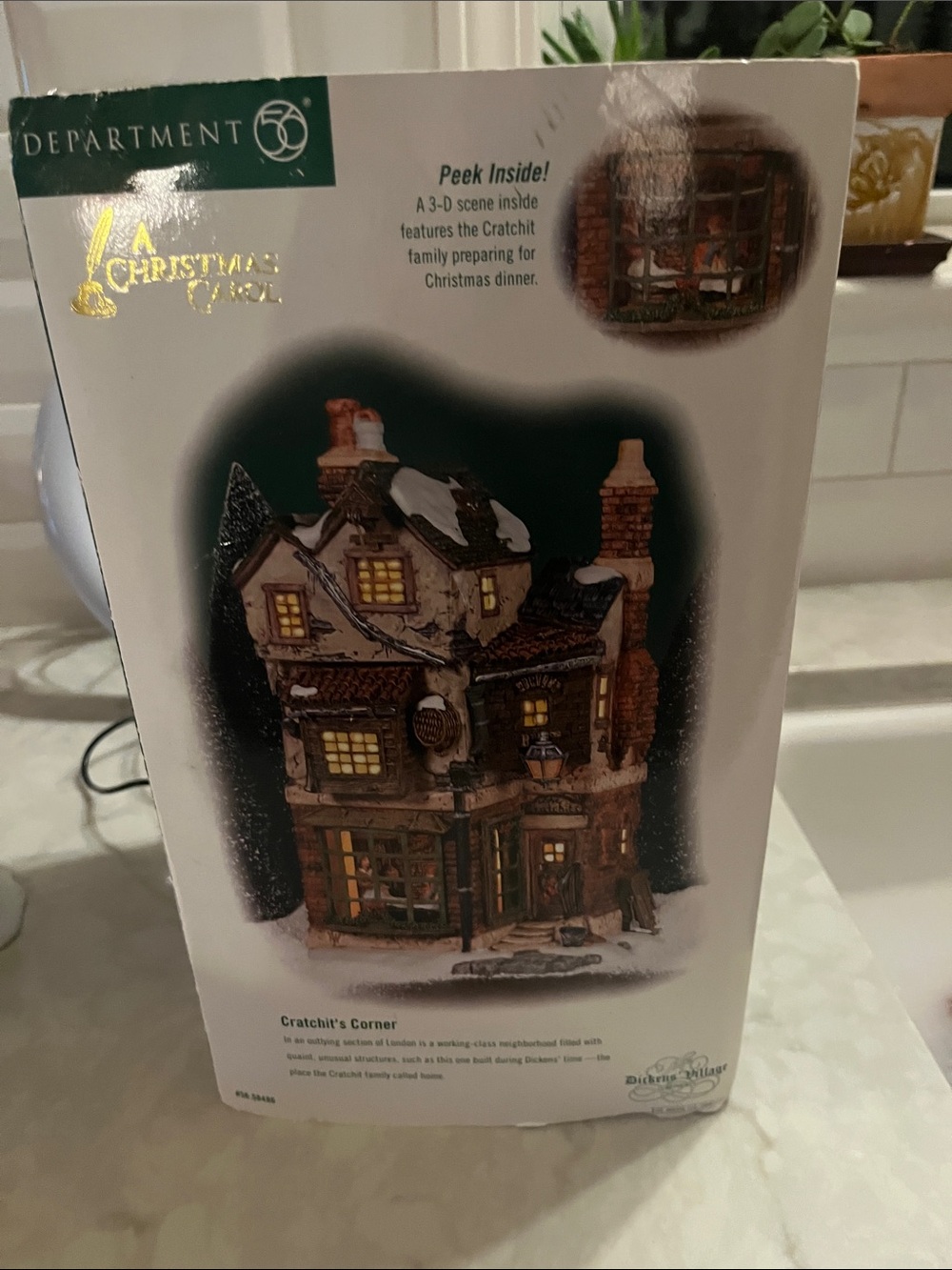 Department 56 dickens village a Christmas carol cratchits corner - Picture 11 of 14